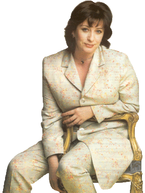 Caroline Quentin.  Photograph taken by Mark Harrison and appeared in the Radio Time 11-17th November 2000 p.112.