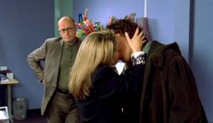 Carla kisses Jonathan full on the lips!