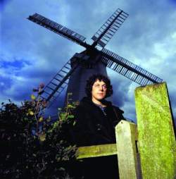 A picture of Jonathan at his windmill home